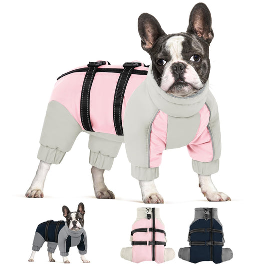Full Body Dog Coat for Small Dogs Warm Fleece